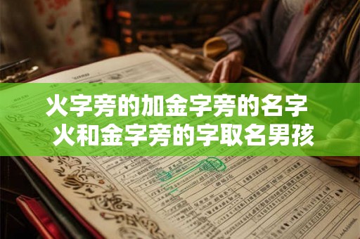 火字旁的加金字旁的名字  火和金字旁的字取名男孩
