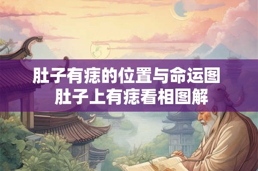 肚子有痣的位置与命运图  肚子上有痣看相图解