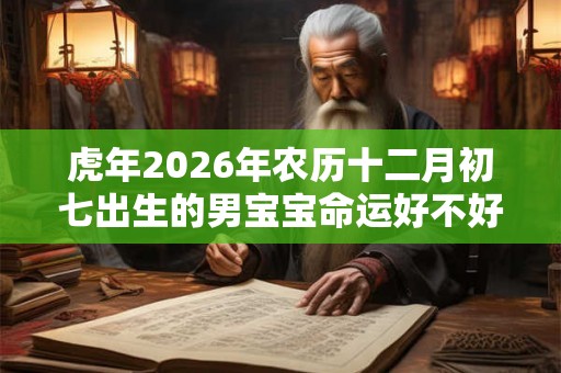 虎年2026年农历十二月初七出生的男宝宝命运好不好? 虎年2026年农历十二月初七出生的男宝宝命运好不好?