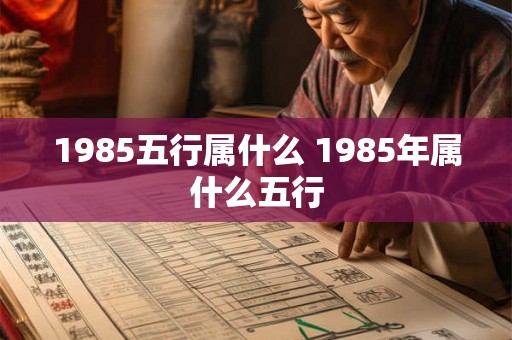 1985五行属什么 1985年属什么五行