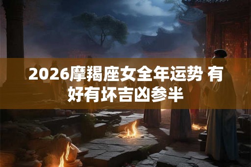 2026摩羯座女全年运势 有好有坏吉凶参半
