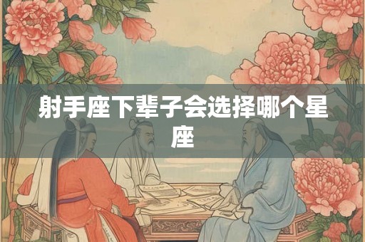 射手座下辈子会选择哪个星座 射手座下辈子会选择哪个星座