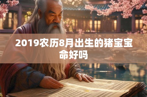 2019农历8月出生的猪宝宝命好吗