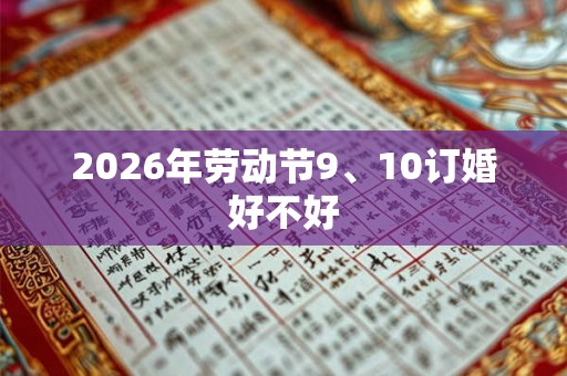 2026年劳动节9、10订婚好不好