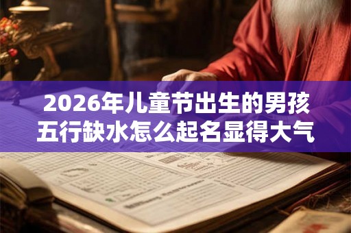 2026年儿童节出生的男孩五行缺水怎么起名显得大气
