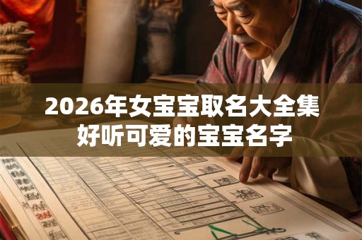 2026年女宝宝取名大全集 好听可爱的宝宝名字