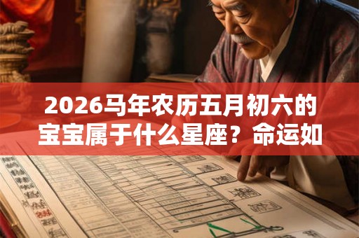 2026马年农历五月初六的宝宝属于什么星座?命运如何? 2026马年农历五月初六的宝宝属于什么星座?命运如何?