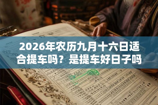 2026年农历九月十六日适合提车吗?是提车好日子吗 2026年农历九月十六日适合提车吗?是提车好日子吗
