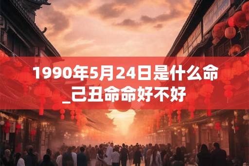 1990年5月24日是什么命_己丑命命好不好