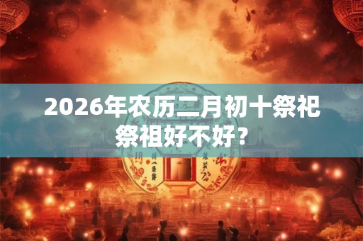 2026年农历二月初十祭祀祭祖好不好？