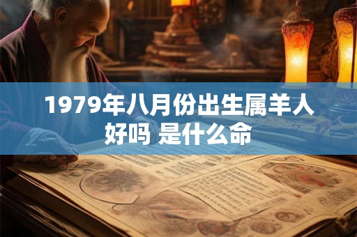 1979年八月份出生属羊人好吗 是什么命