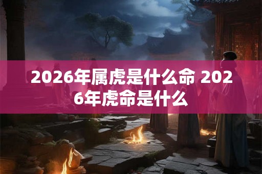 2026年属虎是什么命 2026年虎命是什么