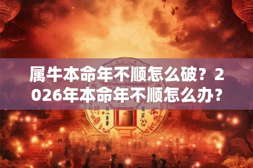 属牛本命年不顺怎么破？2026年本命年不顺怎么办？