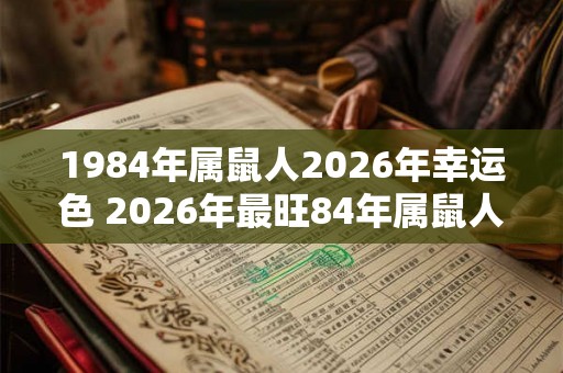 1984年属鼠人2026年幸运色 2026年最旺84年属鼠人的吉祥色
