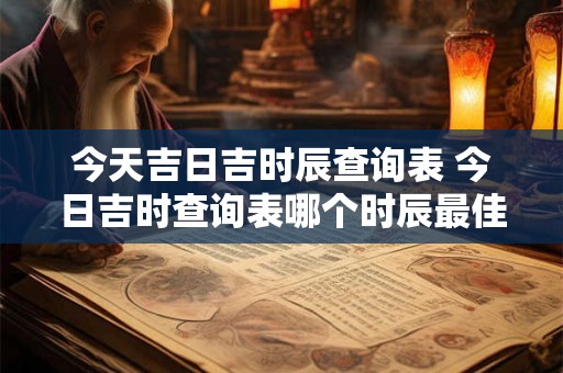 今天吉日吉时辰查询表 今日吉时查询表哪个时辰最佳 今天吉日吉时辰查询表 今日吉时查询表哪个时辰最佳