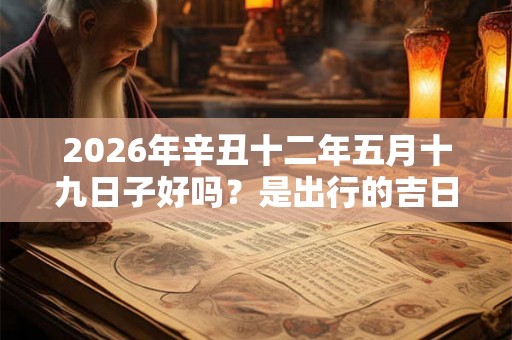 2026年辛丑十二年五月十九日子好吗？是出行的吉日吗？