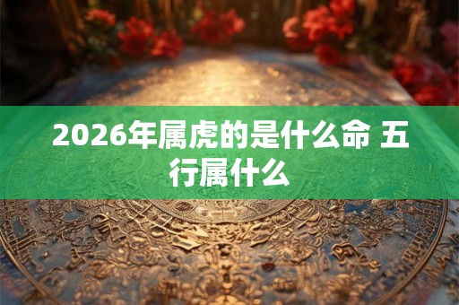 2026年属虎的是什么命 五行属什么