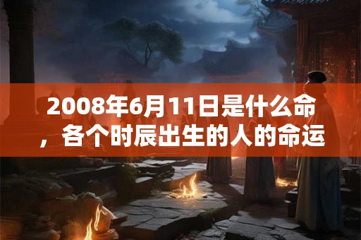 2008年6月11日是什么命，各个时辰出生的人的命运
