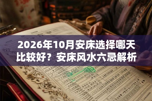 2026年10月安床选择哪天比较好？安床风水六忌解析！