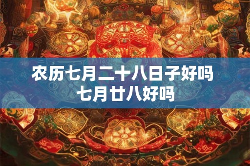 农历七月二十八日子好吗 七月廿八好吗