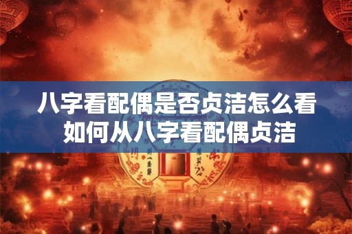 八字看配偶是否贞洁怎么看 如何从八字看配偶贞洁