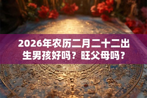 2026年农历二月二十二出生男孩好吗？旺父母吗？