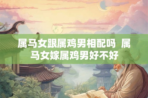 属马女跟属鸡男相配吗  属马女嫁属鸡男好不好