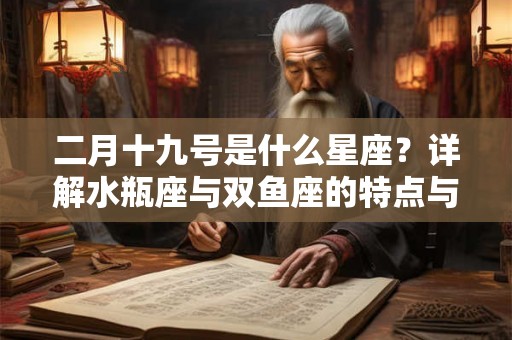 二月十九号是什么星座？详解水瓶座与双鱼座的特点与区别