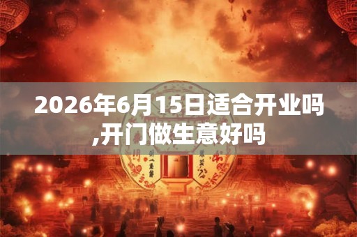 2026年6月15日适合开业吗,开门做生意好吗
