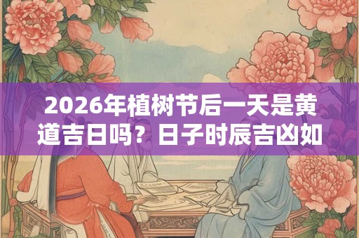 2026年植树节后一天是黄道吉日吗？日子时辰吉凶如何？