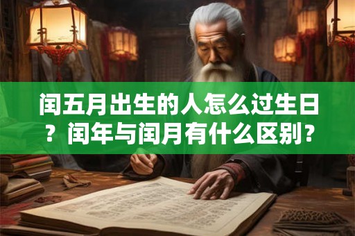 闰五月出生的人怎么过生日？闰年与闰月有什么区别？