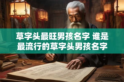 草字头最旺男孩名字 谁是最流行的草字头男孩名字 草字头最旺男孩名字 谁是最流行的草字头男孩名字