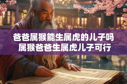 爸爸属猴能生属虎的儿子吗 属猴爸爸生属虎儿子可行吗