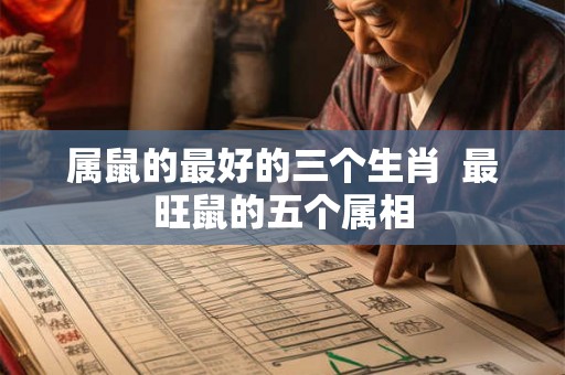 属鼠的最好的三个生肖  最旺鼠的五个属相