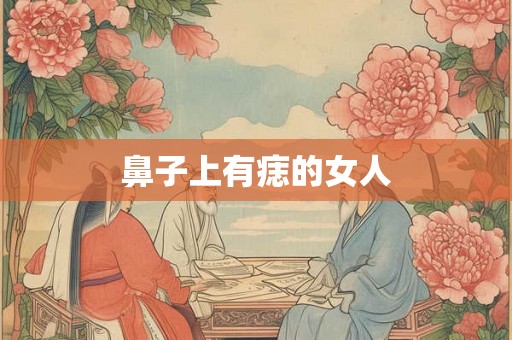 鼻子上有痣的女人