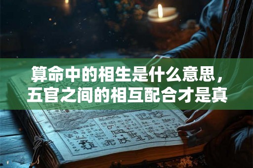 算命中的相生是什么意思,五官之间的相互配合才是真正的美 算命中的相生是什么意思,五官之间的相互配合才是真正的美