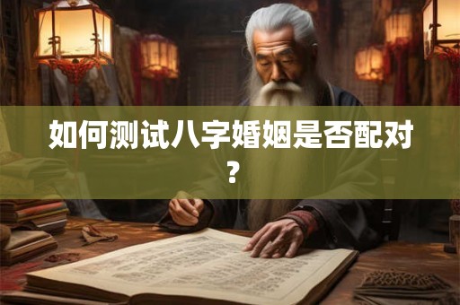 如何测试八字婚姻是否配对? 如何测试八字婚姻是否配对?