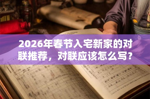 2026年春节入宅新家的对联推荐,对联应该怎么写? 2026年春节入宅新家的对联推荐,对联应该怎么写?