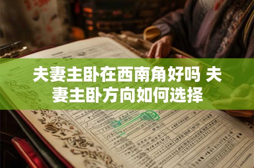 夫妻主卧在西南角好吗 夫妻主卧方向如何选择
