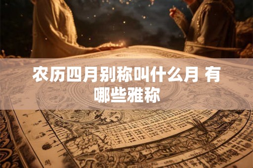 农历四月别称叫什么月 有哪些雅称