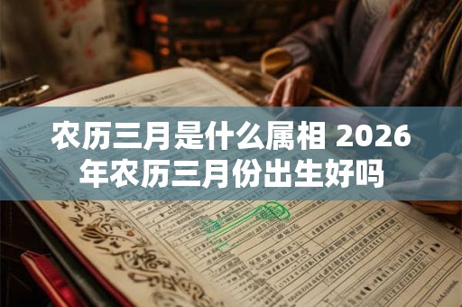 农历三月是什么属相 2026年农历三月份出生好吗