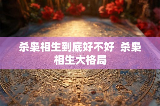 杀枭相生到底好不好  杀枭相生大格局