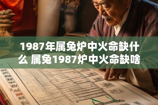 1987年属兔炉中火命缺什么 属兔1987炉中火命缺啥