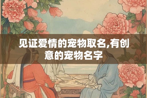 见证爱情的宠物取名,有创意的宠物名字