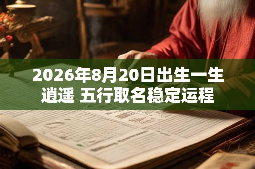 2026年8月20日出生一生逍遥 五行取名稳定运程
