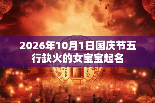 2026年10月1日国庆节五行缺火的女宝宝起名 2026年10月1日国庆节五行缺火的女宝宝起名