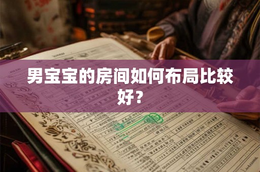 男宝宝的房间如何布局比较好？