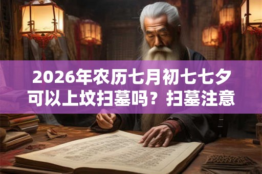 2026年农历七月初七七夕可以上坟扫墓吗？扫墓注意事项？