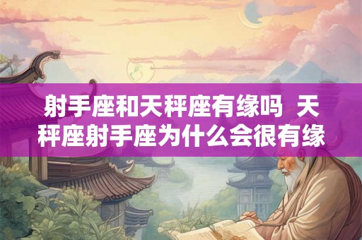 射手座和天秤座有缘吗  天秤座射手座为什么会很有缘
