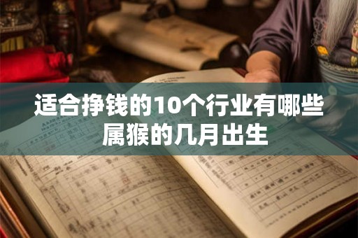 适合挣钱的10个行业有哪些  属猴的几月出生